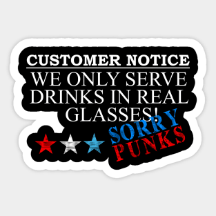 Customer Notice Sticker